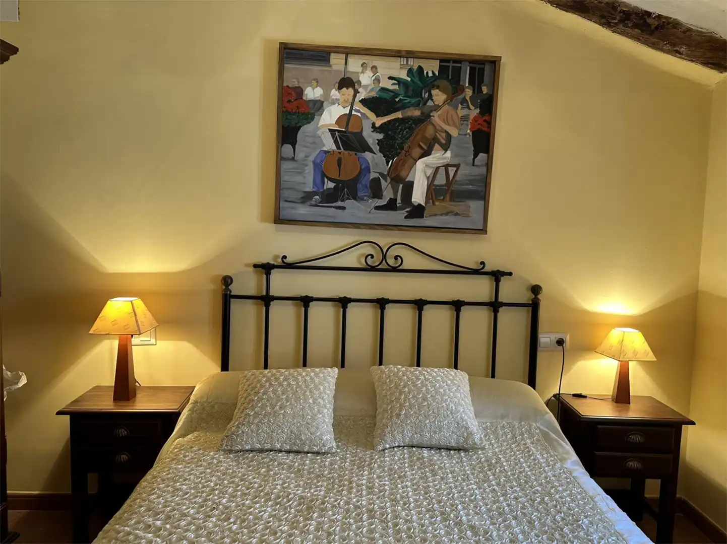 Bedroom of Detached homes for sale in Pozuelo (Albacete)  with Furnished, Washing machine and Microwave