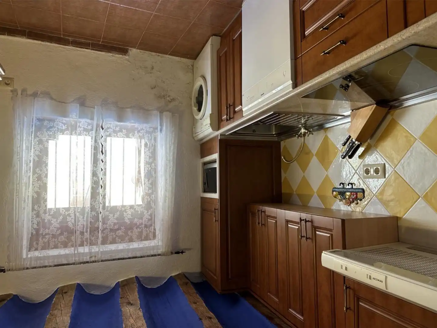 Kitchen of Detached homes for sale in Pozuelo (Albacete)  with Furnished, Washing machine and Microwave