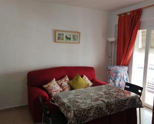 Living room of Flat to rent in  Granada Capital  with Furnished and Balcony