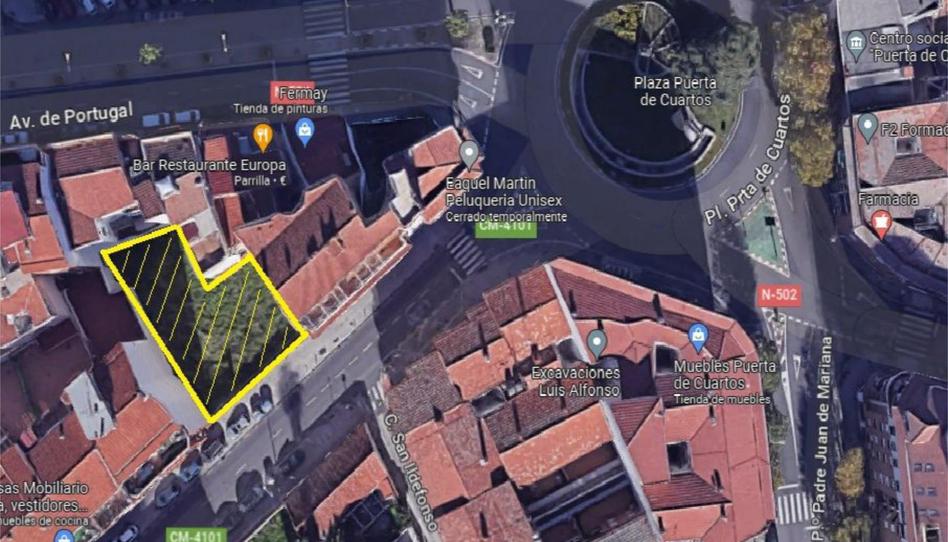 Foto 1 de Urbanitzable en venda a Calle de Francisco Redondo, 40, Puerta de Cuartos - Avda. de Portugal, Toledo