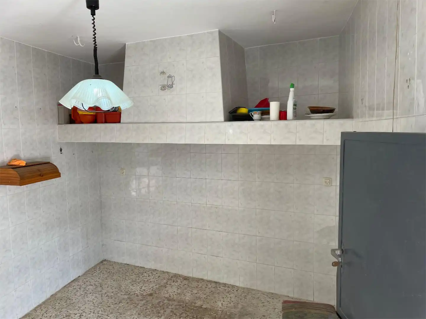 Casa adosada en venta en Calle Mártires de la Guerra, 54, Almoharín Cocina de Casa adosada en venta en Almoharín con Trastero y Amueblado