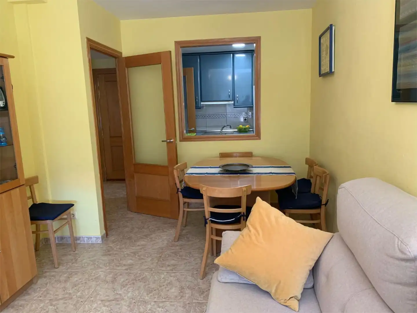 Apartamento en venta en Plaça de Lluís Companys, 21, El Maset Comedor de Apartamento en venta en Sant Carles de la Ràpita con Aire acondicionado, Calefacción y Terraza