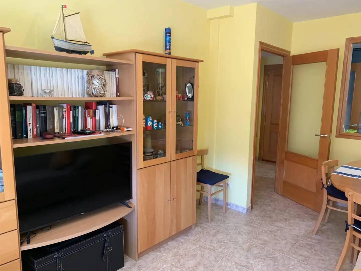 Apartamento en venta en Plaça de Lluís Companys, 21, El Maset Sala de estar de Apartamento en venta en Sant Carles de la Ràpita con Aire acondicionado, Calefacción y Terraza