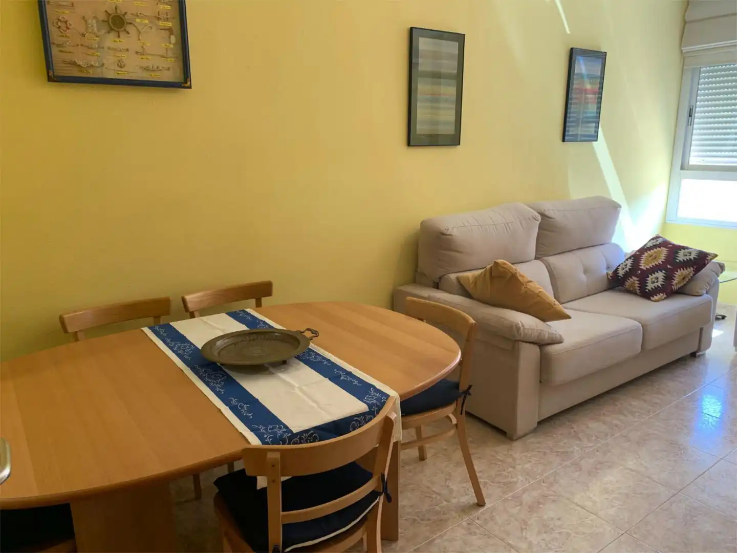 Apartamento en venta en Plaça de Lluís Companys, 21, El Maset Sala de estar de Apartamento en venta en Sant Carles de la Ràpita con Aire acondicionado, Calefacción y Terraza