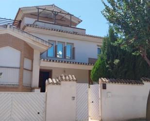 Exterior view of House or chalet for sale in Vegas del Genil  with Air Conditioner, Heating and Private garden