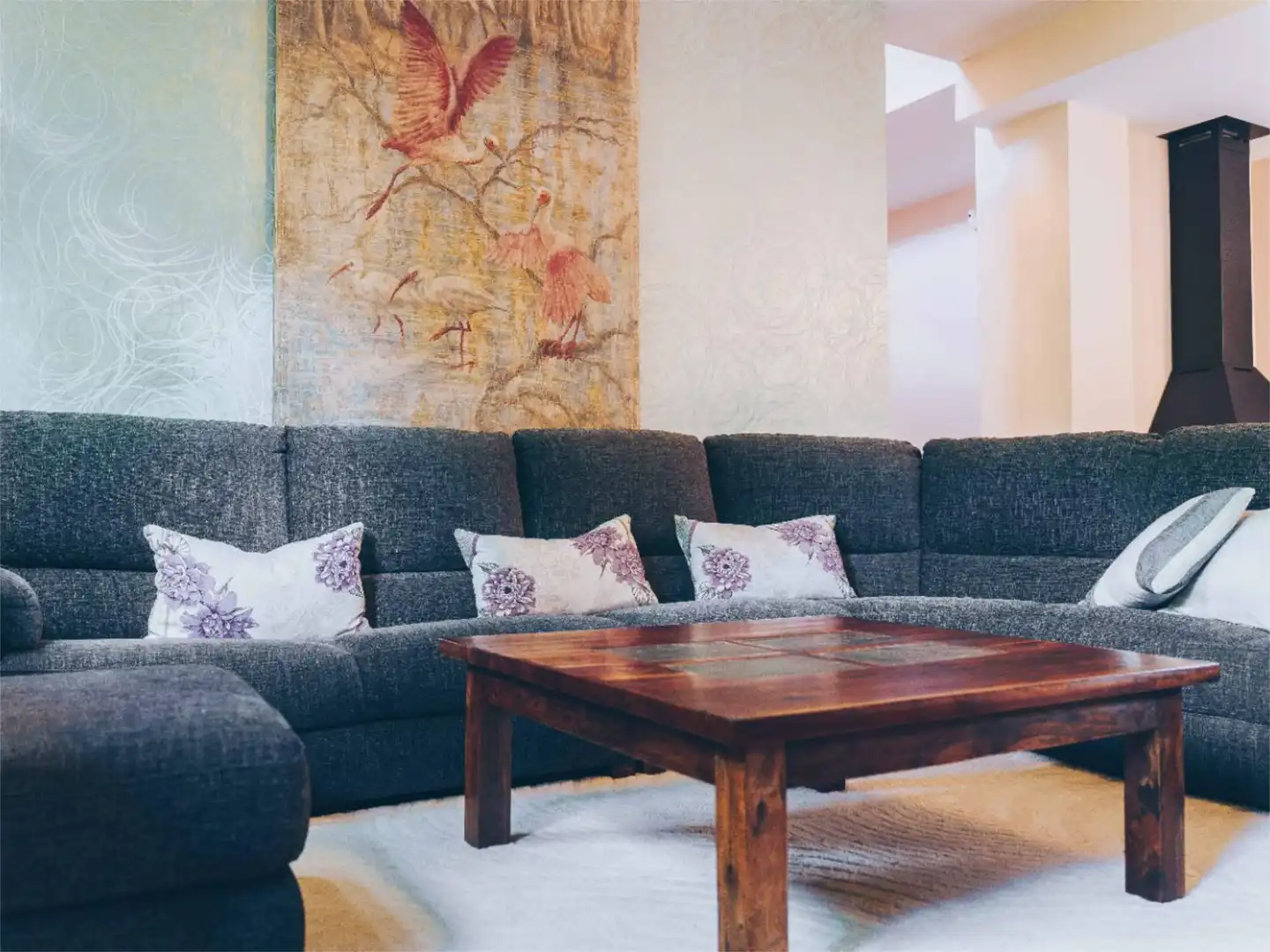 Sala d'estar de Casa o xalet en venda en Benasque amb Calefacció, Jardí privat i Parquet