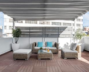 Terrace of Flat to rent in  Madrid Capital  with Air Conditioner, Heating and Private garden