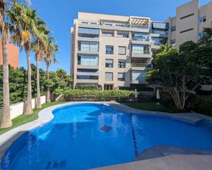 Swimming pool of Flat for sale in  Almería Capital  with Air Conditioner, Terrace and Swimming Pool