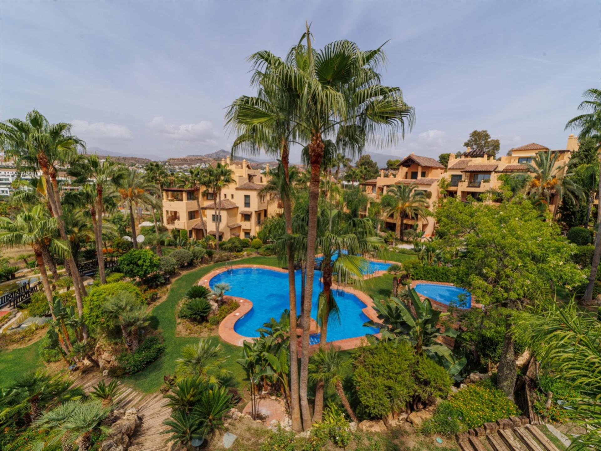 Garden of Attic for sale in Estepona  with Air Conditioner and Terrace