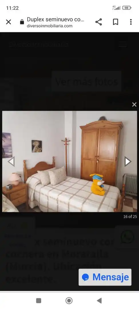 Dormitori de Dúplex en venda en Moratalla amb Aire condicionat