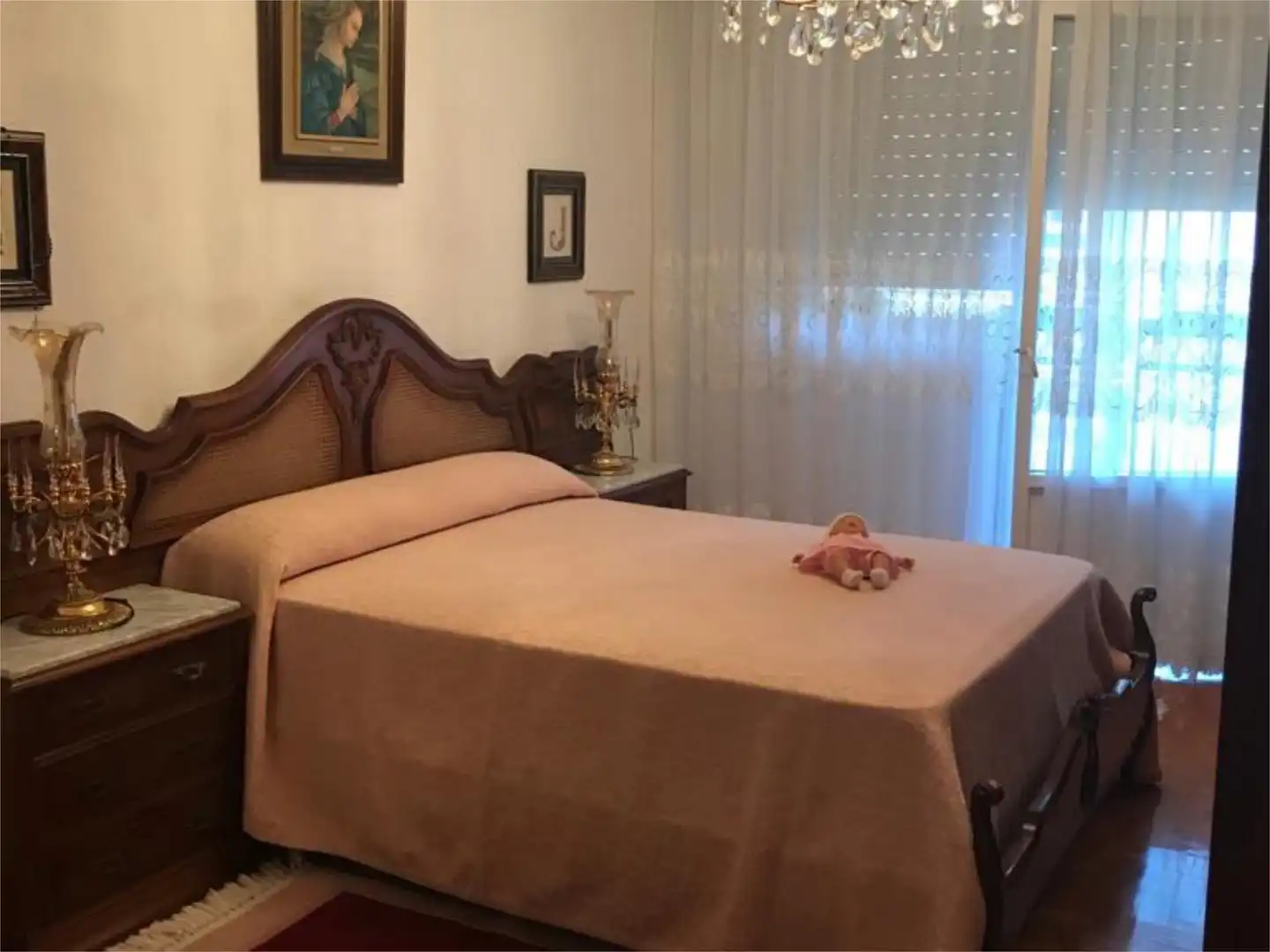 Schlafzimmer von Wohnung zum Verkauf in Aguilar de Campoo mit Heizung, Parkett und Terrasse