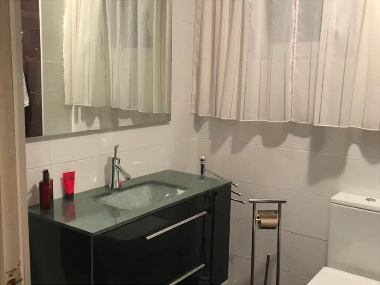 Badezimmer von Wohnung zum Verkauf in Aguilar de Campoo mit Heizung, Parkett und Terrasse