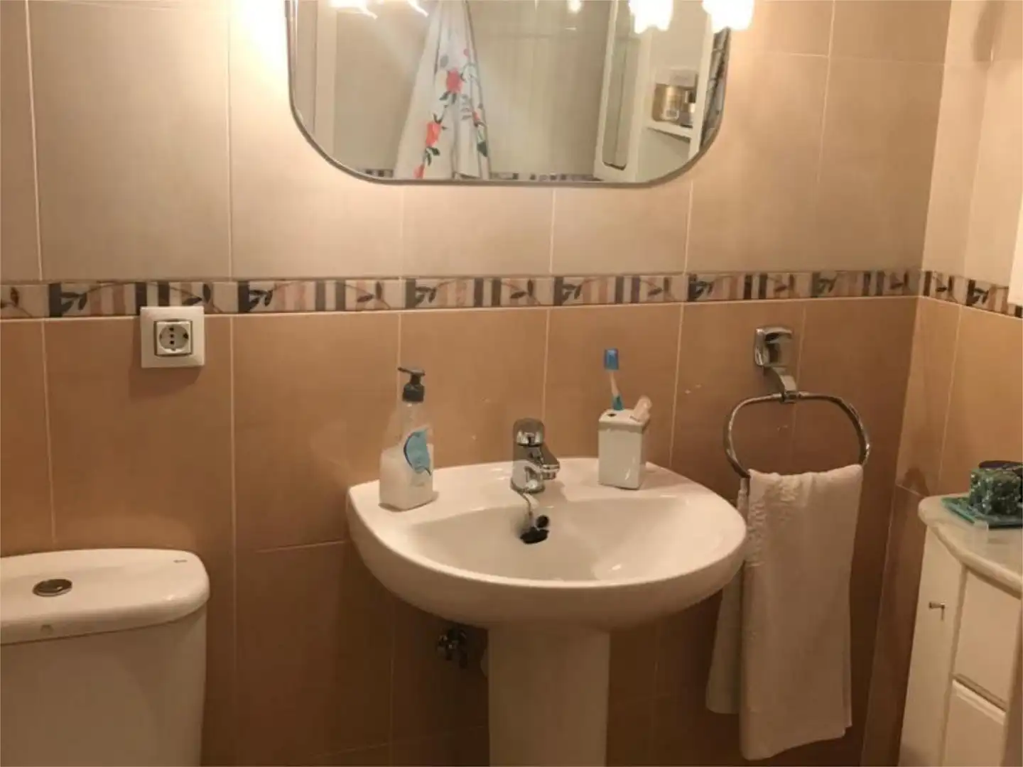 Badezimmer von Wohnung zum Verkauf in Aguilar de Campoo mit Heizung, Parkett und Terrasse