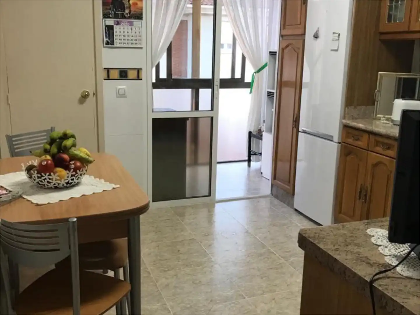 Küche von Wohnung zum Verkauf in Aguilar de Campoo mit Heizung, Parkett und Terrasse