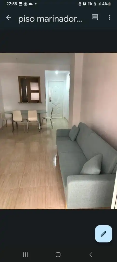 Piso de alquiler en Avenida Central, 22, Costa Marfil Sala de estar de Piso de alquiler en Oropesa del Mar / Orpesa con Aire acondicionado, Jardín privado y Terraza