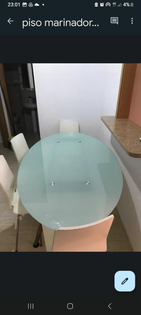 Menjador de Pis de lloguer en Oropesa del Mar / Orpesa amb Aire condicionat, Jardí privat i Terrassa