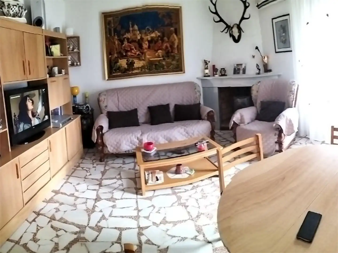 Flat for sale in Calle San Pablo, 14, Villarta de los Montes Living room of Flat for sale in Villarta de los Montes with Air Conditioner, Terrace and Storage room