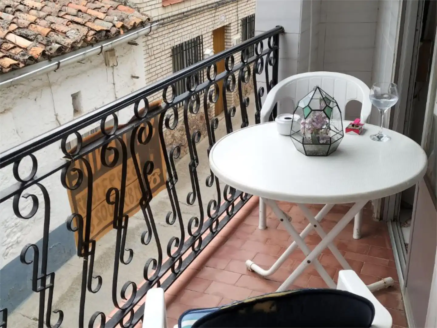 Flat for sale in Calle San Pablo, 14, Villarta de los Montes Balcony of Flat for sale in Villarta de los Montes with Air Conditioner, Terrace and Storage room
