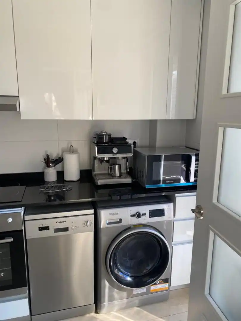 Küche von Wohnung zur Miete in Oropesa del Mar / Orpesa mit Klimaanlage, Heizung und Terrasse
