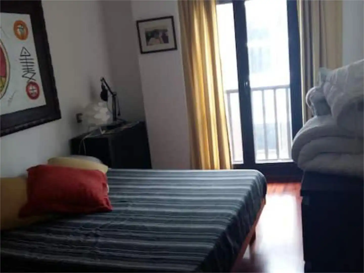 Bedroom of Flat for share in Valdés - Luarca  with Heating, Parquet flooring and Furnished