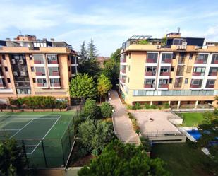 Exterior view of Flat for sale in  Madrid Capital  with Air Conditioner, Terrace and Swimming Pool