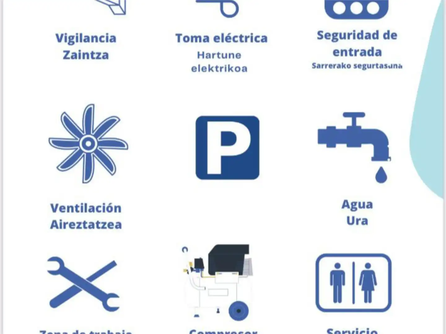 Parking de Garaje de alquiler en Puente la Reina / Gares