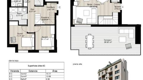 Foto 2 de Piso en venta en Praza Aviador Parga Cerezo, 3, San Roque - As Fontiñas, Lugo