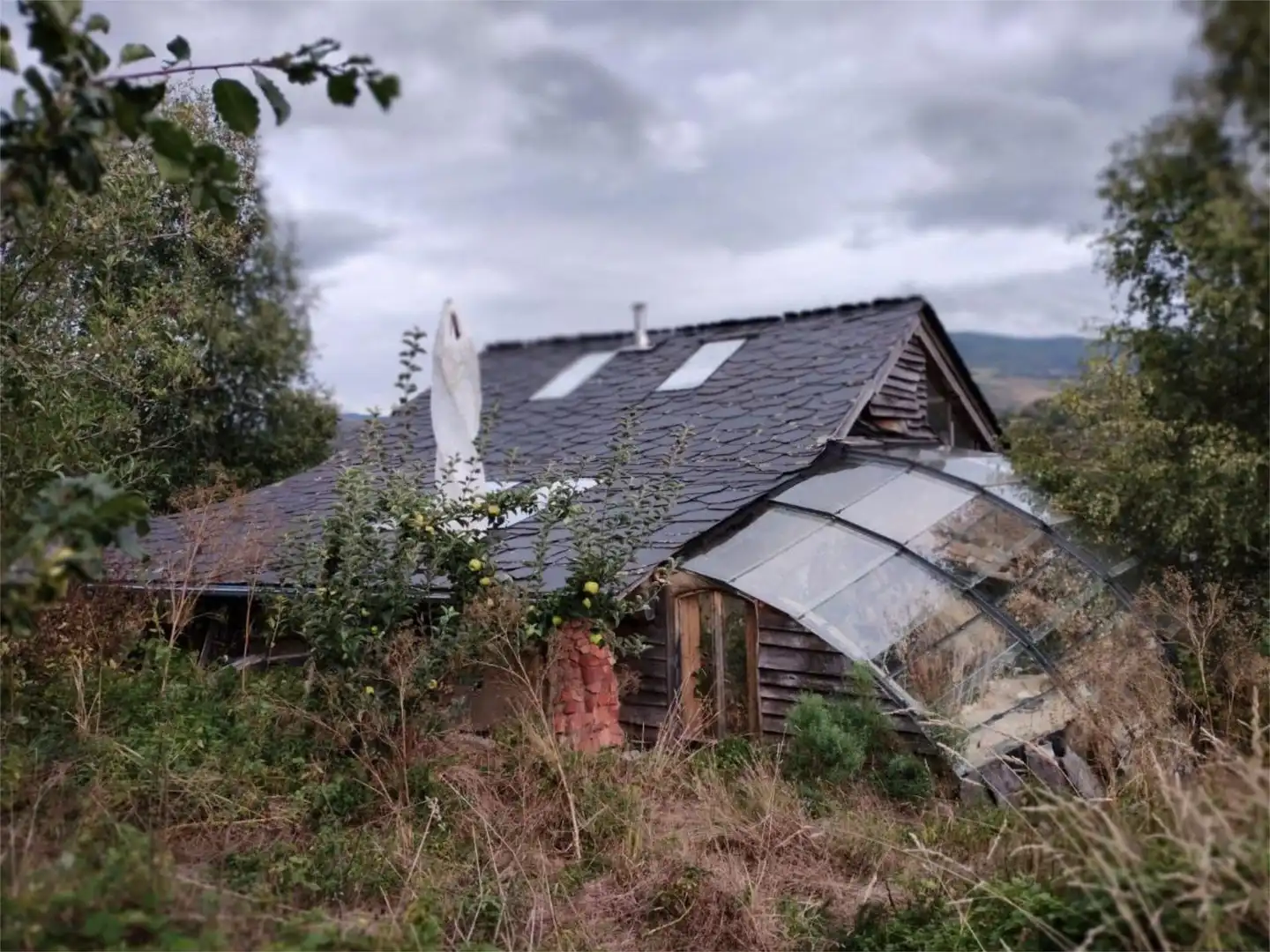 Vista exterior de Casa o xalet en venda en Chandrexa de Queixa amb Calefacció, Jardí privat i Terrassa