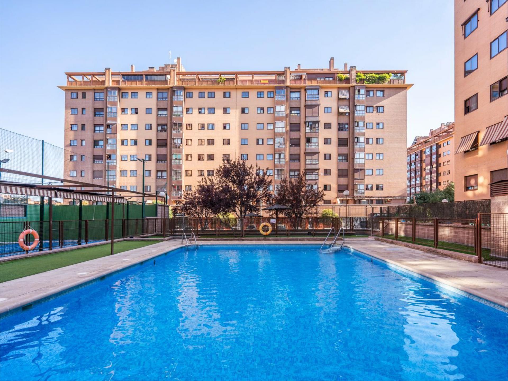 Swimming pool of Flat to rent in  Madrid Capital  with Air Conditioner and Swimming Pool