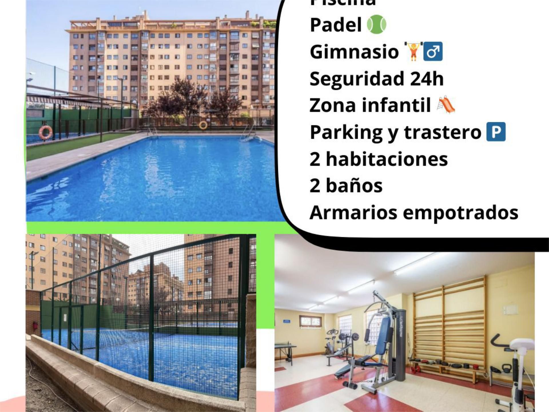 Piscina de Pis de lloguer en  Madrid Capital amb Calefacció, Jardí privat i Parquet
