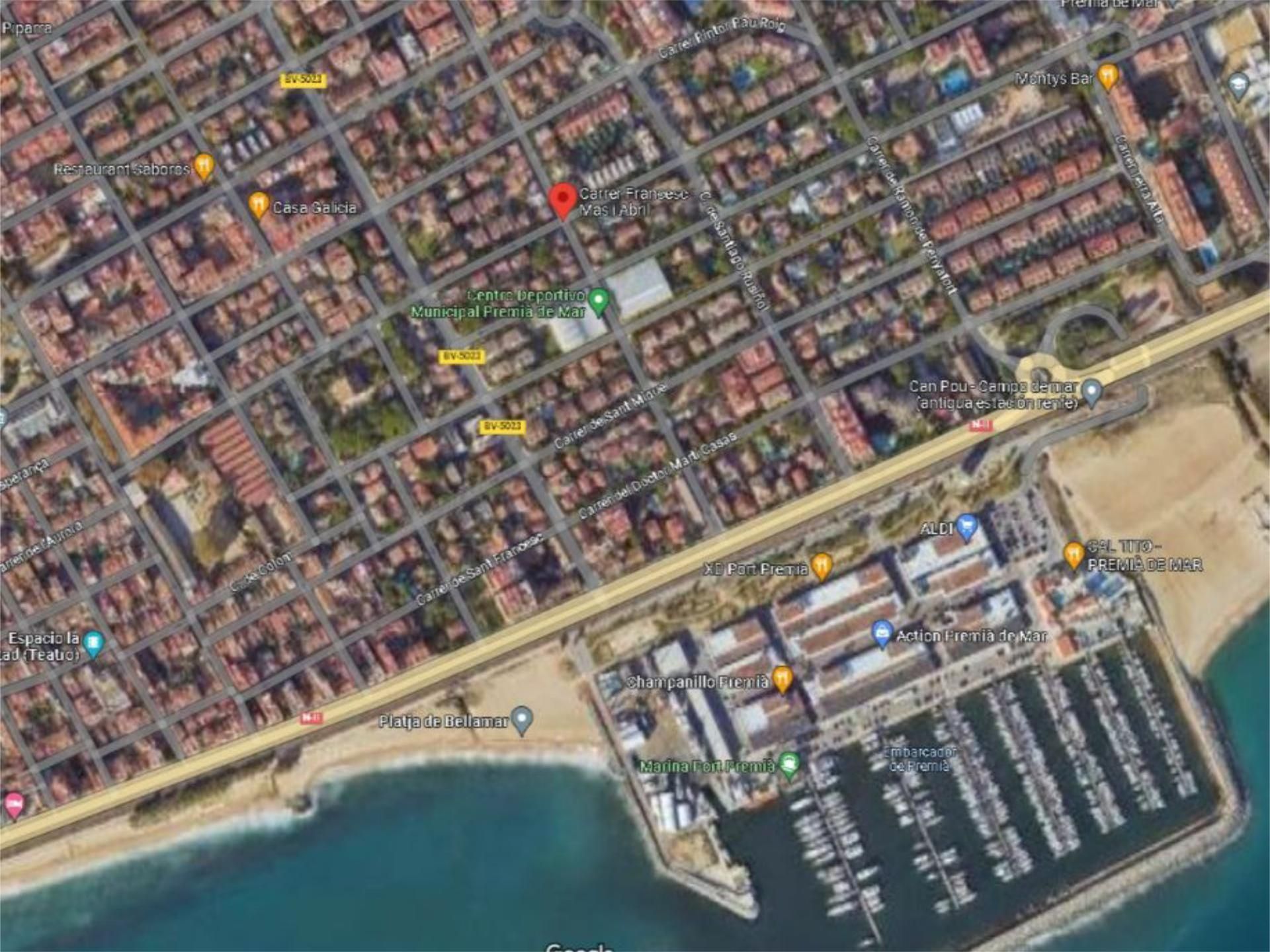 Exterior view of Land for sale in Premià de Mar