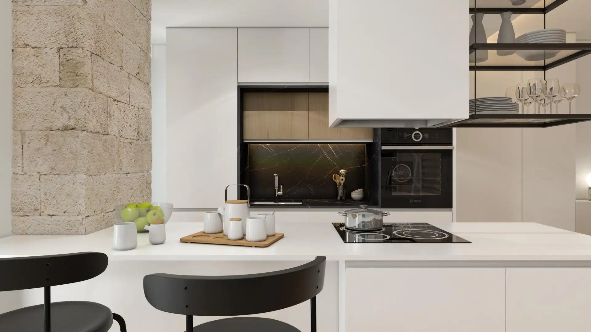 Piso en venta en Rúa Colón, 13, Casco Viejo Cocina de Piso en venta en Ourense Capital con Aire acondicionado, Calefacción y Terraza
