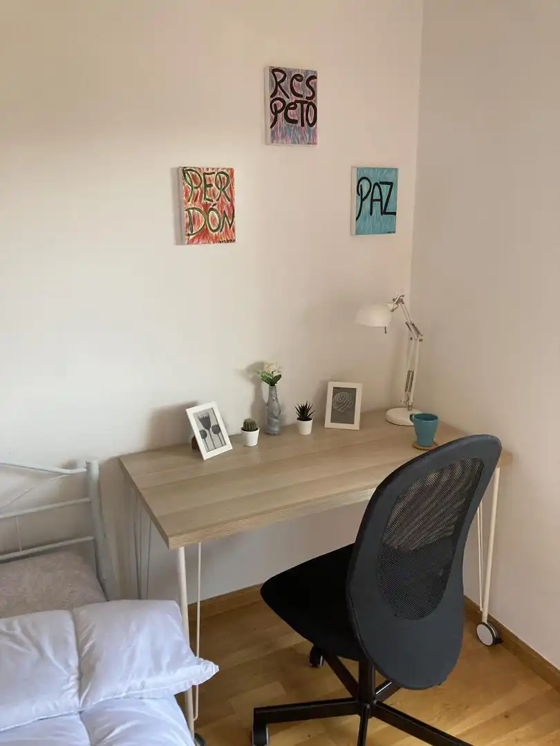 Bedroom of Flat for share in Pozuelo de Alarcón  with Air Conditioner, Heating and Parquet flooring
