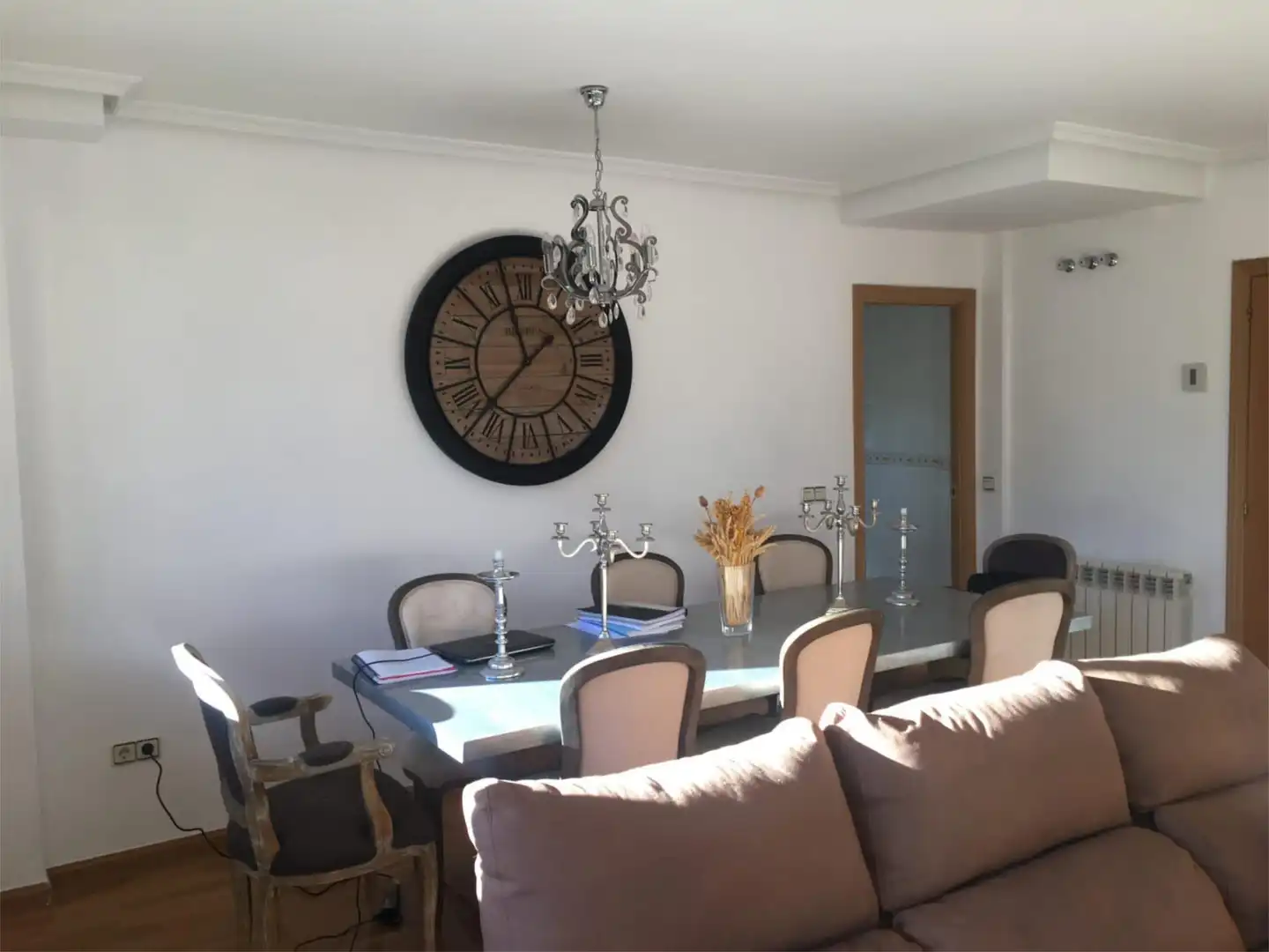 Dining room of Flat for share in Pozuelo de Alarcón  with Air Conditioner, Heating and Parquet flooring