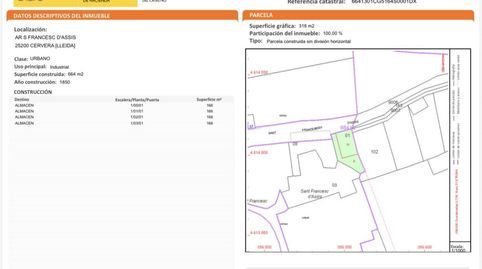 Foto 2 de Casa o xalet en venda a Raval Sant Francesc D'asís, 21, Cervera, Lleida