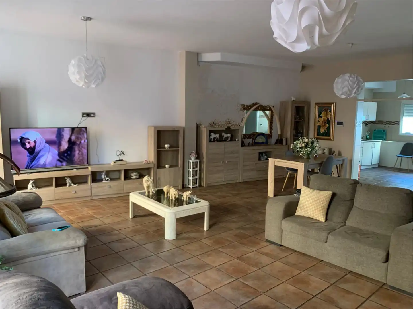 Casa adosada en venta en Carrer de l'Argenteria, 65, Xàtiva Sala de estar de Casa adosada en venta en Xàtiva con Aire acondicionado, Calefacción y Jardín privado
