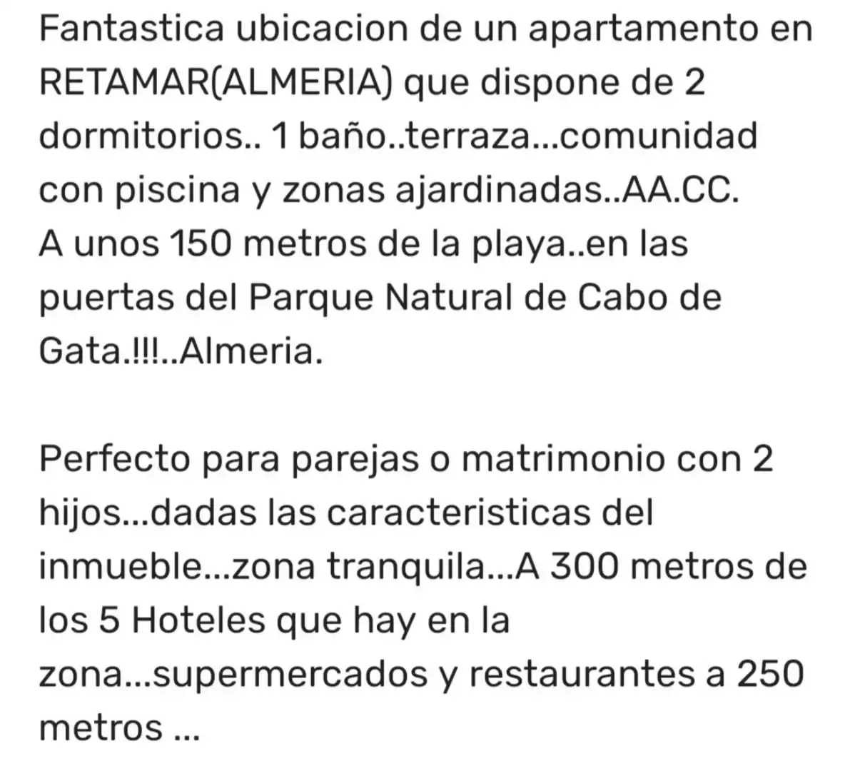Piso en venta en Camino del Encaje, 64, Retamar Parking de Piso en venta en Almería Capital con Aire acondicionado y Terraza