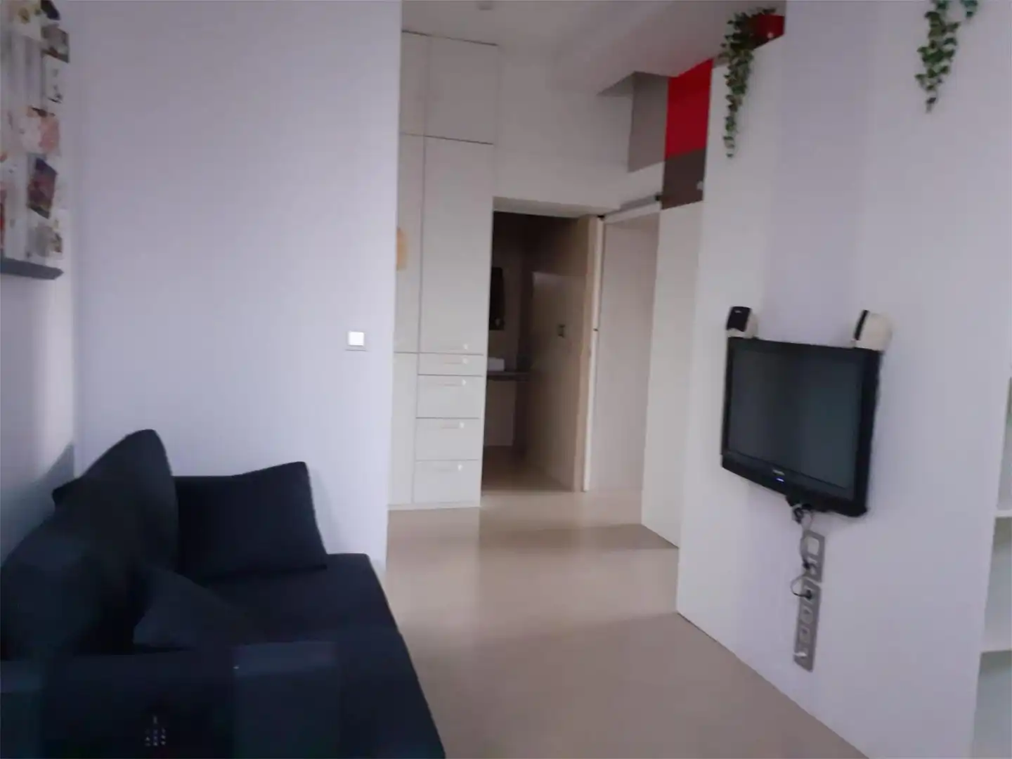 Sala de estar de Piso en venta en Zarautz con Calefacción y Amueblado