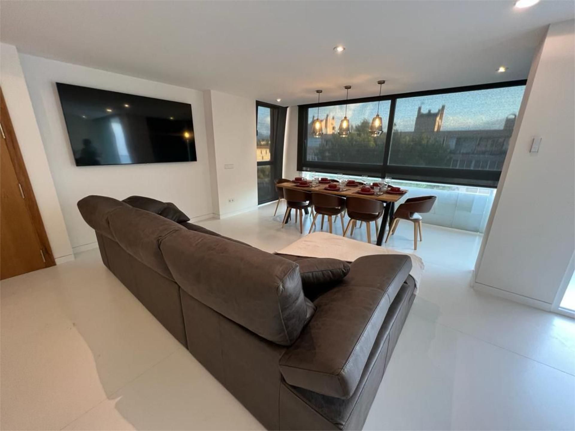 Living room of Flat for sale in Calvià  with Air Conditioner, Terrace and Balcony