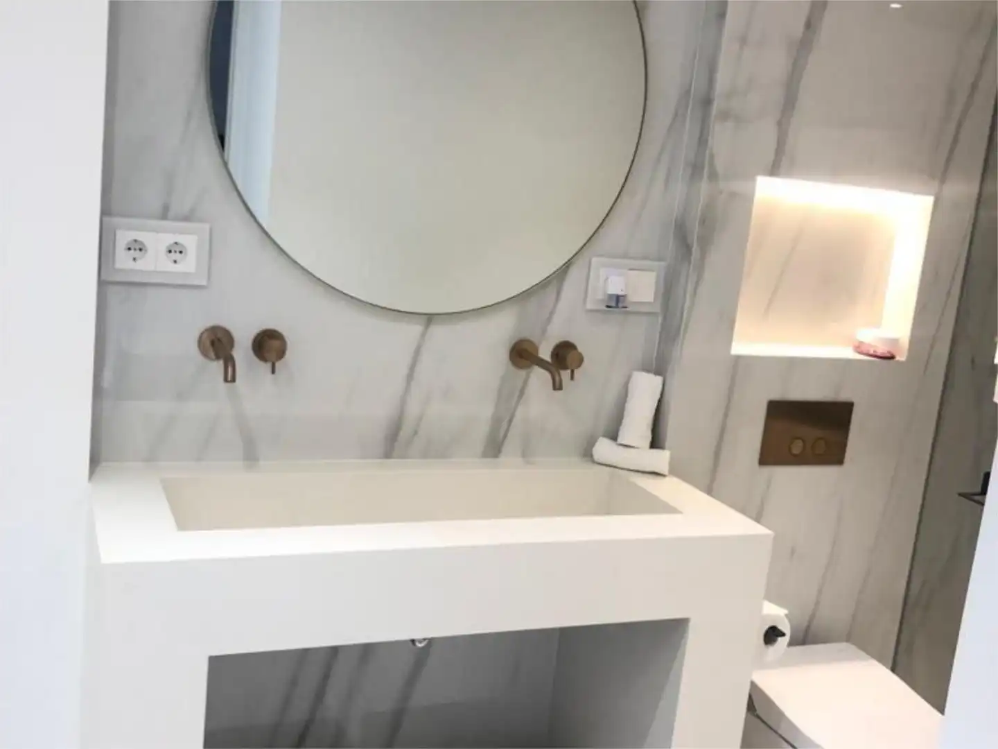 Badezimmer von Wohnung zum Verkauf in Calvià mit Klimaanlage, Terrasse und Balkon