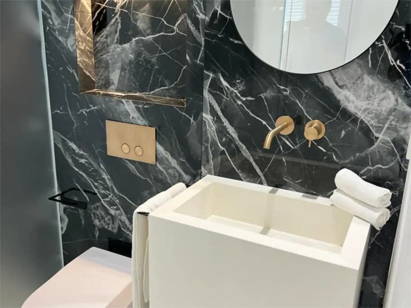 Badezimmer von Wohnung zum Verkauf in Calvià mit Klimaanlage, Terrasse und Balkon
