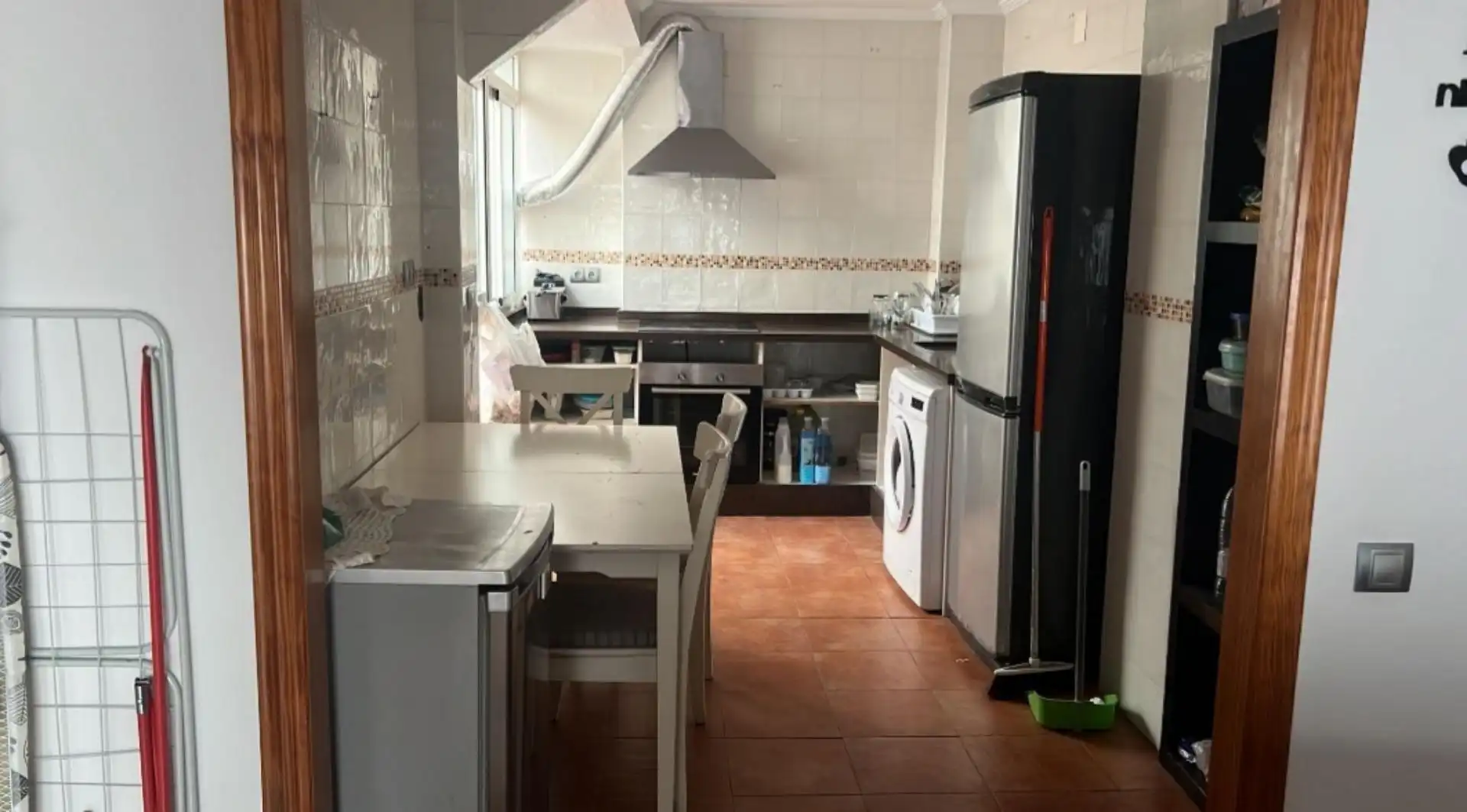 Kitchen of Flat for share in Huelva  with Terrace, Furnished and Oven