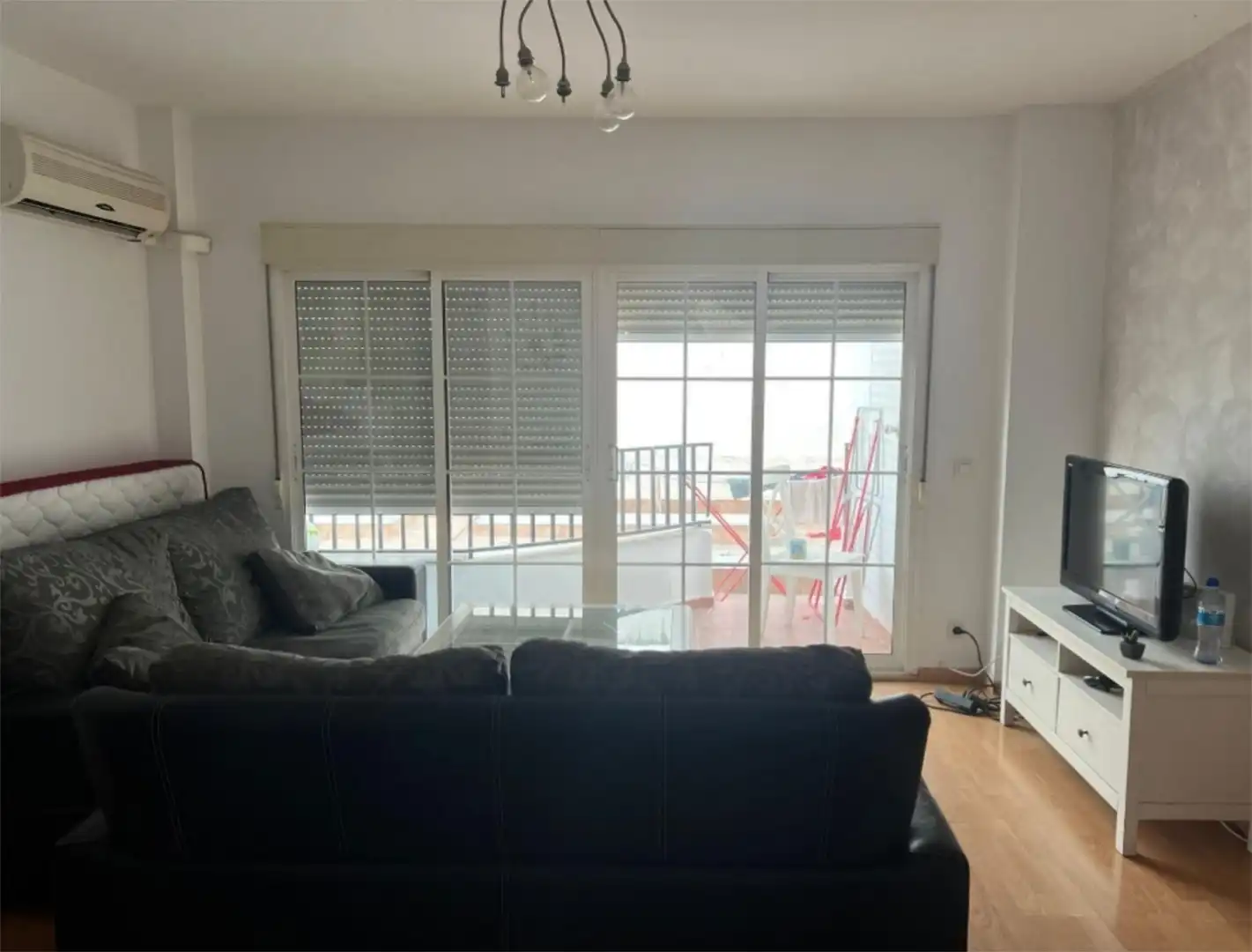 Living room of Flat for share in Huelva  with Terrace, Furnished and Oven