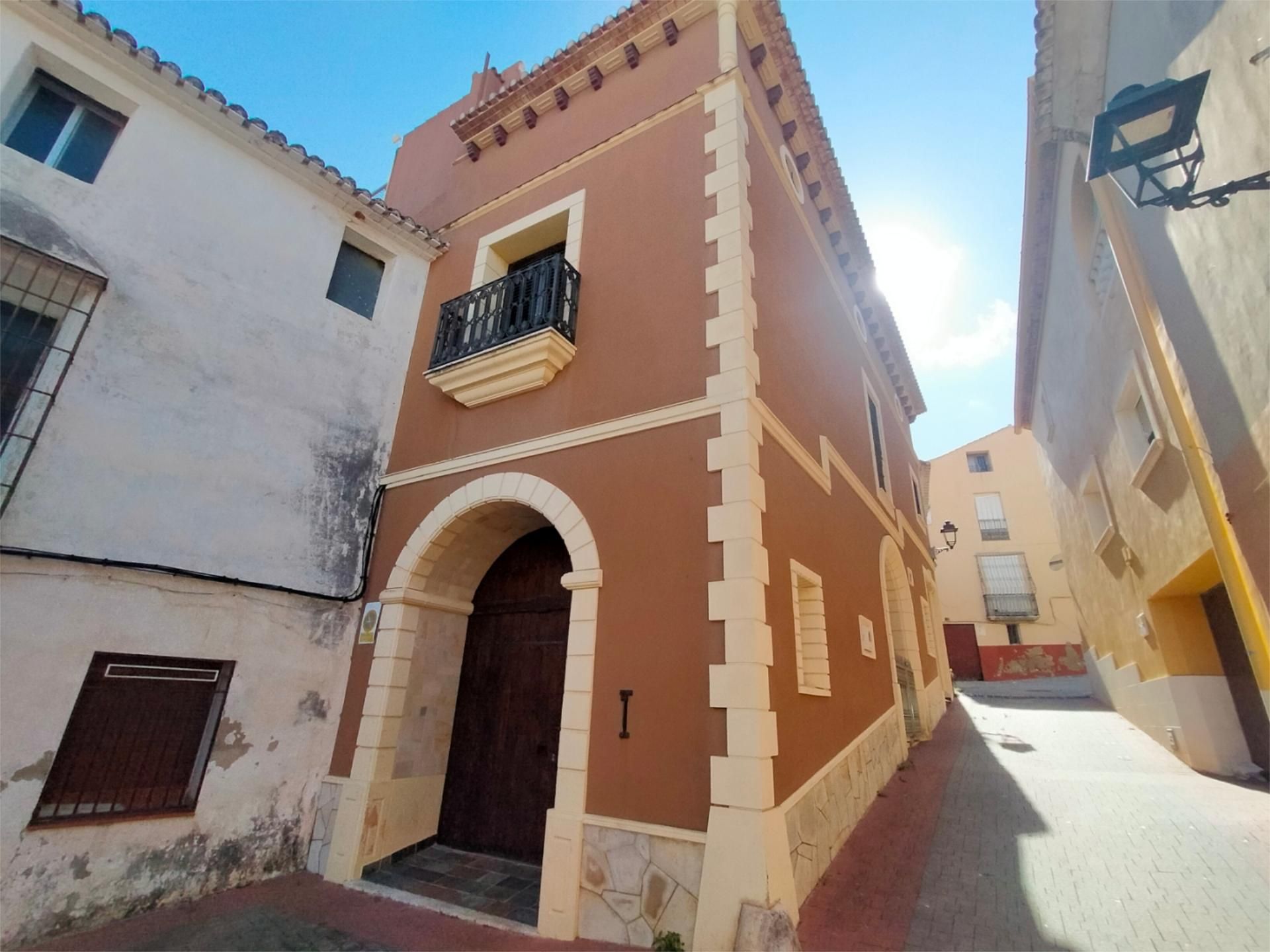 Vista exterior de Casa adosada en venda en Ondara amb Terrassa i Balcó