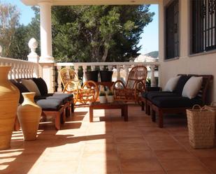 Terrassa de Casa o xalet de lloguer en Alcanar amb Aire condicionat, Terrassa i Piscina