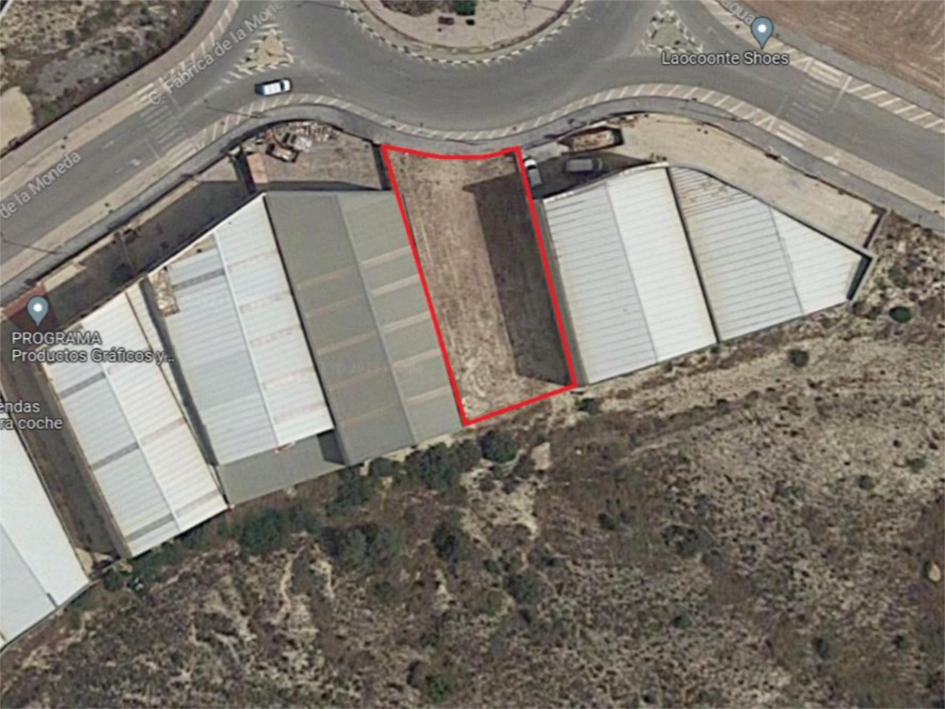 Vista exterior de Terreny industrial en venda en Aspe