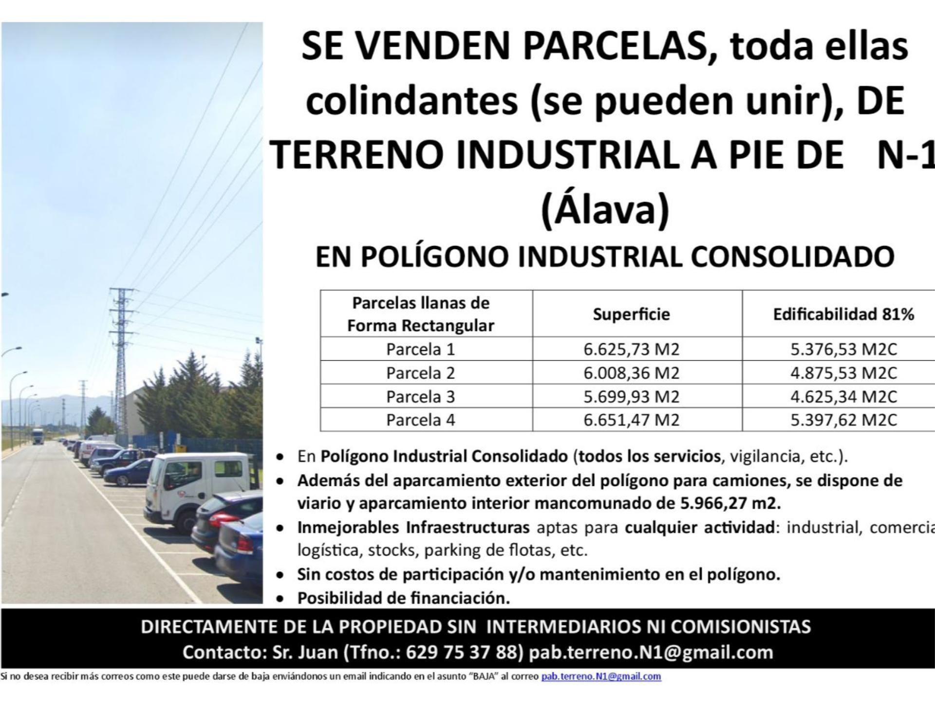Parking de Terreno en venta en Salvatierra / Agurain