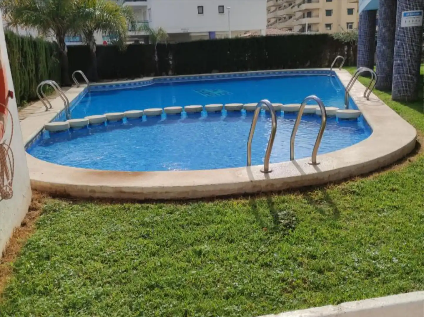 Piscina de Piso de alquiler en Guardamar de la Safor con Aire acondicionado, Piscina y Balcón
