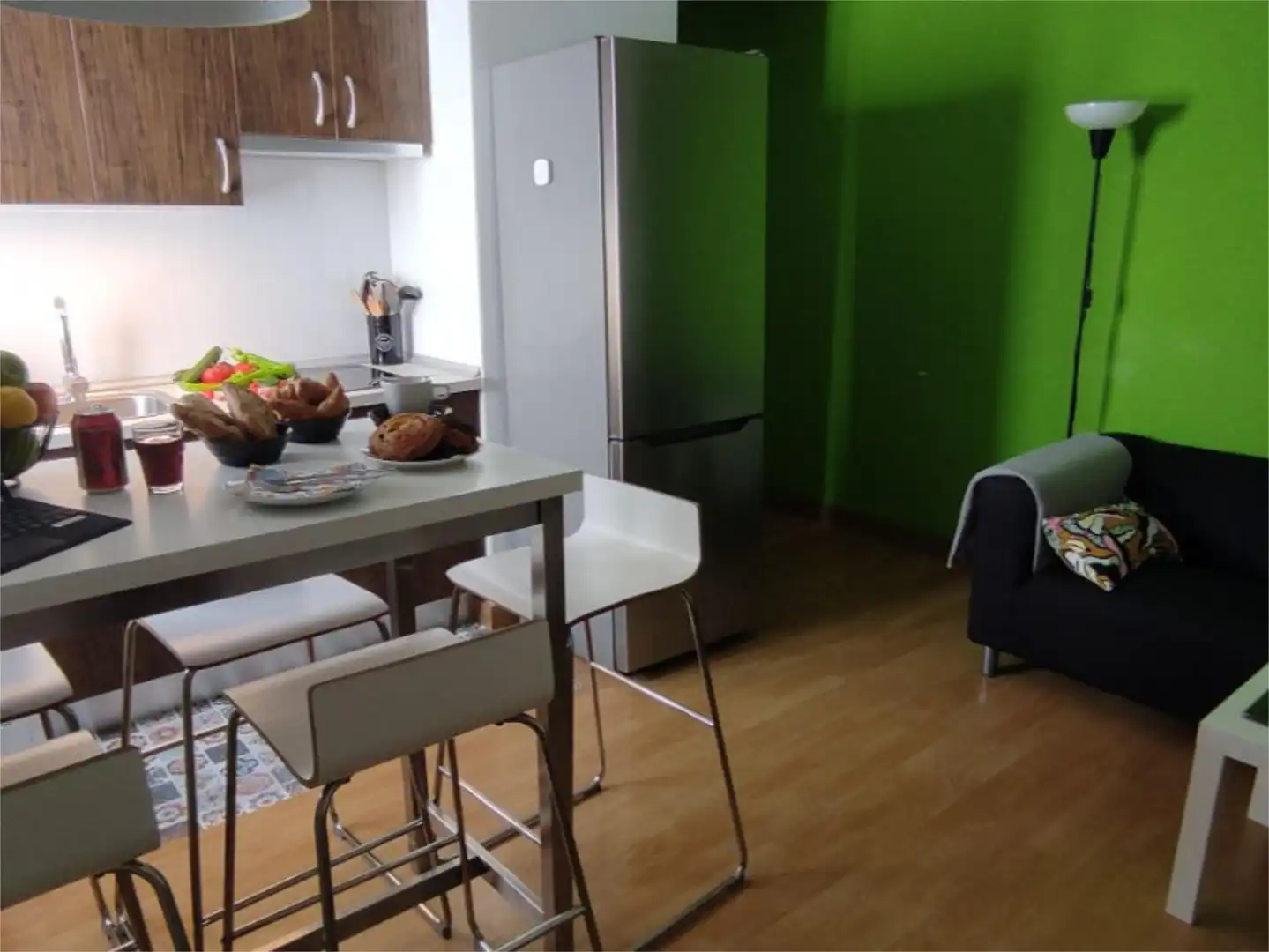 Habitación en Calle del General Ricardos, 79, Opañel Cocina de Piso para compartir en Madrid Capital con Calefacción, Parquet y Amueblado