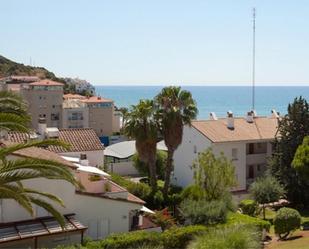 Exterior view of Flat for sale in Sitges  with Air Conditioner, Swimming Pool and Balcony